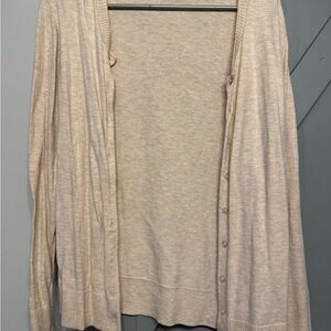 GAP Women's Cream Cardigan Sweater